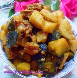 土豆南瓜燒雞的做法 土豆南瓜燒雞的做法