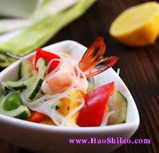 橙蝦沙拉的做法 橙蝦沙拉的做法