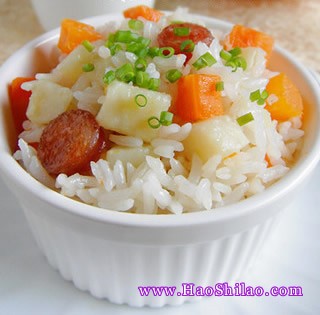 臘味土豆飯的做法 臘味土豆飯的做法