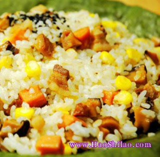 荷葉飯的做法 荷葉飯的做法