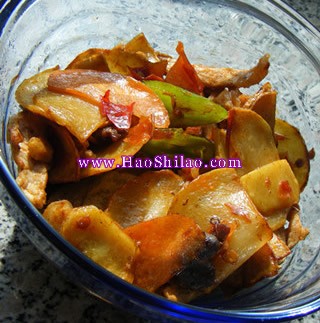 干鍋土豆片的做法 干鍋土豆片的做法