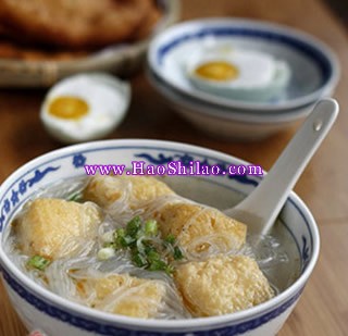 上海小吃—油豆腐粉絲湯的做法 上海小吃—油豆腐粉絲湯的做法