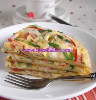 披薩蛋餅的做法 披薩蛋餅的做法