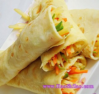 土豆絲卷餅的做法 土豆絲卷餅的做法
