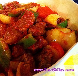 茄汁牛五方的做法 茄汁牛五方的做法