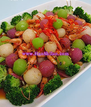 白玉翡翠蝦的做法 白玉翡翠蝦的做法