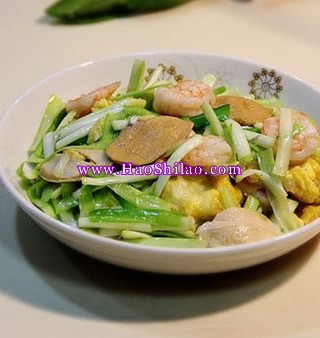 韭黃炒三鮮的做法 韭黃炒三鮮的做法