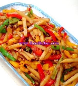 魚(yú)香土豆炒什錦的做法 魚(yú)香土豆炒什錦的做法