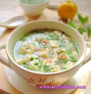 翡翠豆腐羹的做法 翡翠豆腐羹的做法