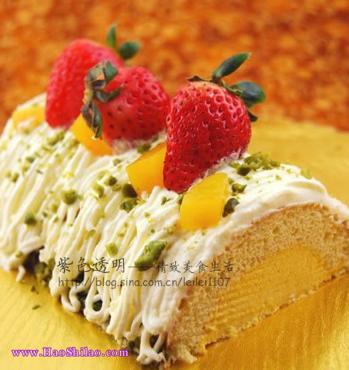 南瓜草莓慕斯蛋糕的做法 南瓜草莓慕斯蛋糕的做法