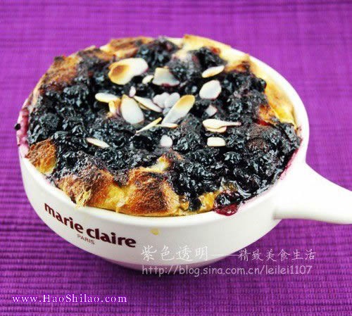 布丁蔓越莓藍(lán)莓醬吐司布丁的做法 布丁蔓越莓藍(lán)莓醬吐司布丁的做法