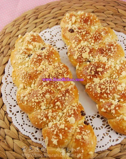 淡奶油葡萄干辮子面包的做法 淡奶油葡萄干辮子面包的做法