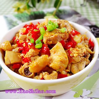 剁椒雞丁的做法 剁椒雞丁的做法