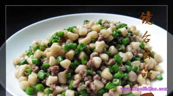 肉末炒疙瘩的做法 肉末炒疙瘩的做法