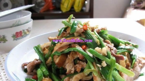 韭菜香干炒肉絲的做法 韭菜香干炒肉絲的做法