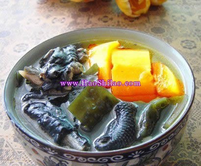 烏雞海帶木瓜湯的做法 烏雞海帶木瓜湯的做法