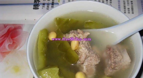 黃豆排骨涼瓜湯的做法 黃豆排骨涼瓜湯的做法
