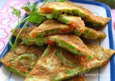 苦瓜雞蛋餅的做法 苦瓜雞蛋餅的做法