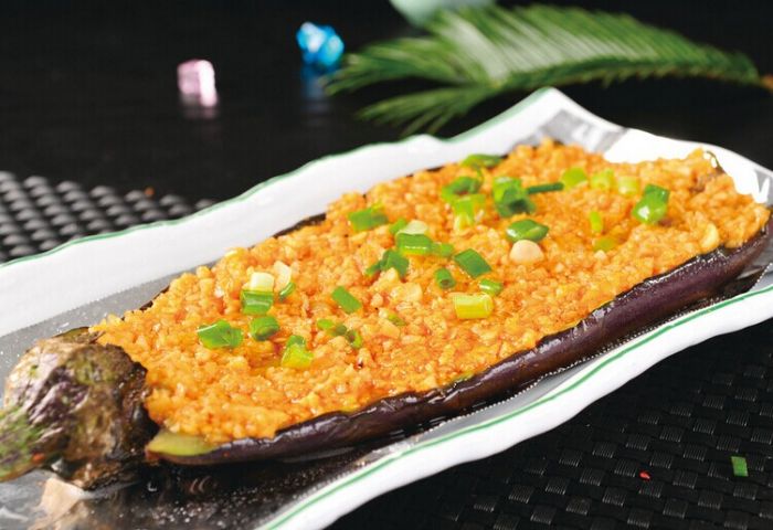 燒烤茄子的蒜蓉的做法 燒烤茄子的蒜蓉的做法