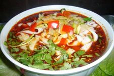 雞湯刀削面的做法 雞湯刀削面的做法