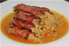 培根金針菇卷的做法 培根金針菇卷的做法