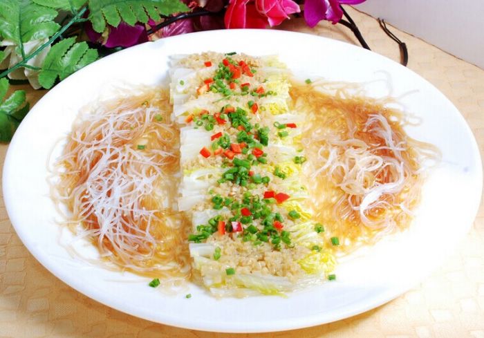 蒜蓉粉絲娃娃菜的做法 蒜蓉粉絲娃娃菜的做法